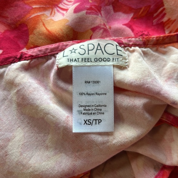 LSPACE Pfeiffer Dress in Into The Tropics Cover Up Wrap Dress Hawaiian Sz XS - Picture 7 of 9